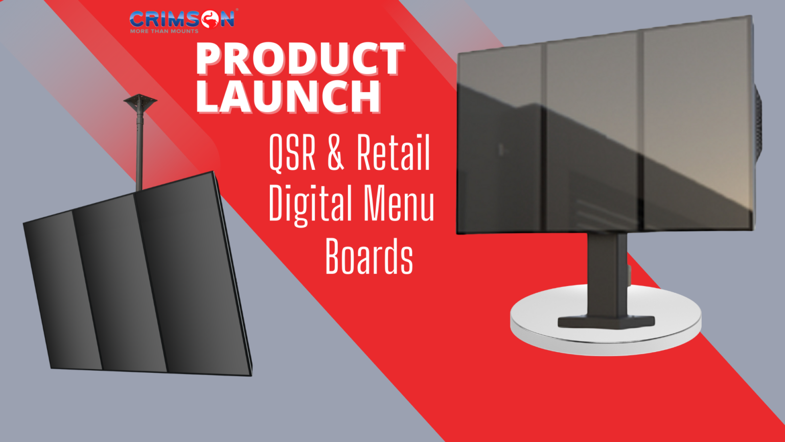 CrimsonAV Enhances QSR & Retail with Digital Menu Boards