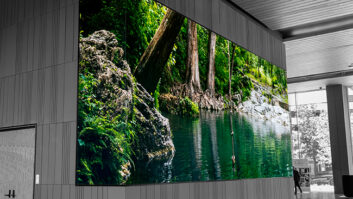 The Quad LED video wall